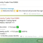 my frenchy trader signals live trades results published on telegram 27 of february 2024
